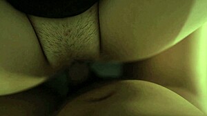 indian big ass milf takes deep creampie in lingerie