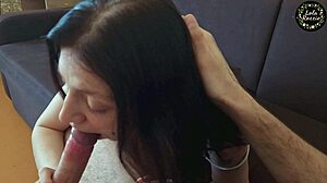 Stepsister Gives Blowjob Footjob Then Rough Doggystyle Fuck