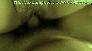 indian big ass milf takes deep creampie in lingerie