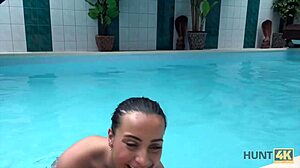 dude your young gf by the pool? stranger's nailing her while you watch!