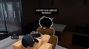 Nagatoro Ditched Meets Massive BBC in Roblox Roleplay Tanning Adventure