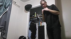 hunghank69 pumps monster cock closeup cum explosion solo jerkoff