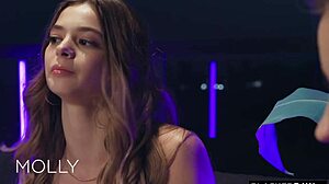 hey check out anna claire clouds sharing her man's bbc with molly little cowgirl style