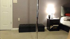 big ass latina babe shakes athletic tits stripping horny for me