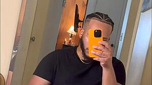 Handsome Bodybuilder Strokes Thick Cock on Facetime FPov