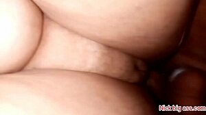 Husband Groans Over BBW Latina's Big Ass Tits