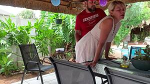 bend over sexy ex-wife so i creampie that shaved pussy