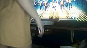Cosplay teen dances wet pussy exposed perfect body anal tease