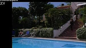 A milf, teen 18+, and italian cock in wild cumshot group orgy.