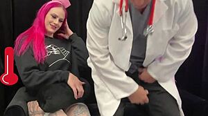 paige turner tempts patient with her big nurse tits