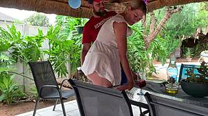 bend over sexy ex-wife so i creampie that shaved pussy