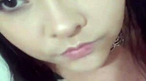 cute novinha strips naked fingering toys pretty pussy part 1