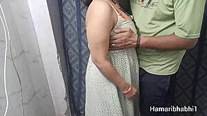 Sexy Curvy Indian Desi Bhabhi Teases Her Thick Assets