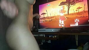 Cosplay teen dances wet pussy exposed perfect body anal tease