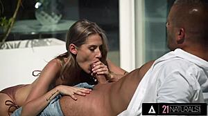 man, nobody resists tiffany tatum's hot hairy pussy riding that cock outdoors