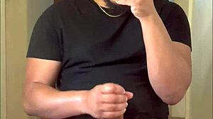 Handsome Bodybuilder Strokes Thick Cock on Facetime FPov