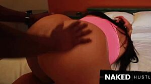 Big Ass Latina Booty Fucked By Godzilla-Sized Monster Cock