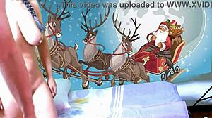 Santa's stripping preview teases Agarabas and Olpr's big cock play.