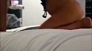 Skinny Hotwife Takes Double Monster Cocks from Cuckold Swingers