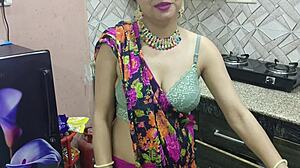 Desi bhabhi cheats on husband with brother-in-law kitchen fuck full hindi movie