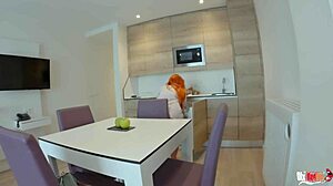 Stepmom's Morning Suck And Ass Tease