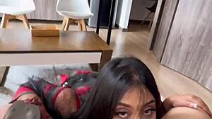 halloween trick or treat fuck hot latina roommate cowgirl ride!