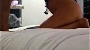 Skinny Hotwife Takes Double Monster Cocks from Cuckold Swingers