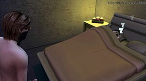 Roommate's Anal Creampie in Sims 4 Dorm Parody