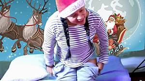 Santa's stripping preview teases Agarabas and Olpr's big cock play.