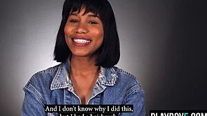 black milf jenna fox masturbates solo rubbing pussy to orgasm