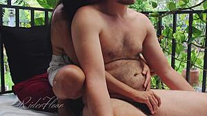 cfnm femdom teases small cock slave with sloppy blowjob