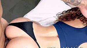 18-Year-Old Neighbor Devours Huge Cock at Condo Pool