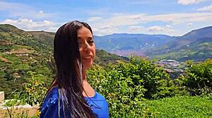 SEXY THIEF MILF CAUGHT STEALING GETS FARM FUCK