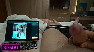 stepmom shares hotel bed with steps on, ends with cum on ass