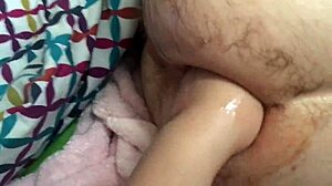 wife stretches husband with intense fisting