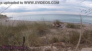 french teacher slut sucks stranger cock on nude beach wanna see her cumshot?