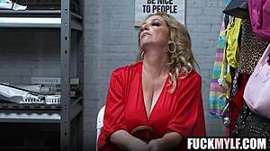 hey my petite milf tutor danni jones got caught shoplifting by ryan mclane!