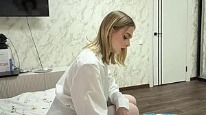 oh god urologist checks dick with her pussy