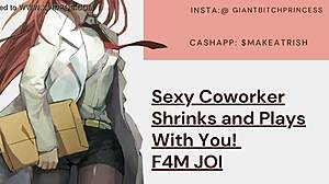 Sexy Scientist Coworker Shrinks You For Giantess Vore Play