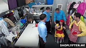 pixie small petite teen fucked by security staff