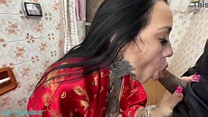 damn look at that huge ass she couldn't take it!