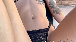 18-Year-Old Neighbor Devours Huge Cock at Condo Pool