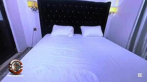 50yo sugarmommy rides two huge black cocks