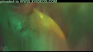 wife gets rough interracial pounding in swinger shower