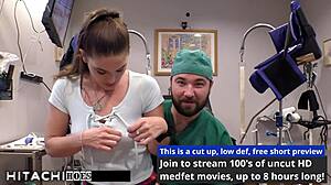 freshman kendra heart hitachi orgasms from doctor!