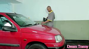 Luana Alves tgirl unloads cumshot on guy's eager face
