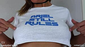 Ariel Andrews teases in panties and lingerie close-up, still ruling softcore