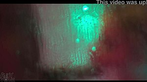 wife gets rough interracial pounding in swinger shower