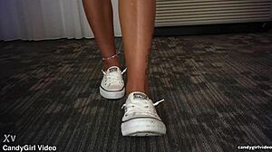 Ariel Andrews teases in panties and lingerie close-up, still ruling softcore