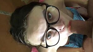 wanna watch my girlfriend deepthroat daddy's cock or just keep talking? 😏